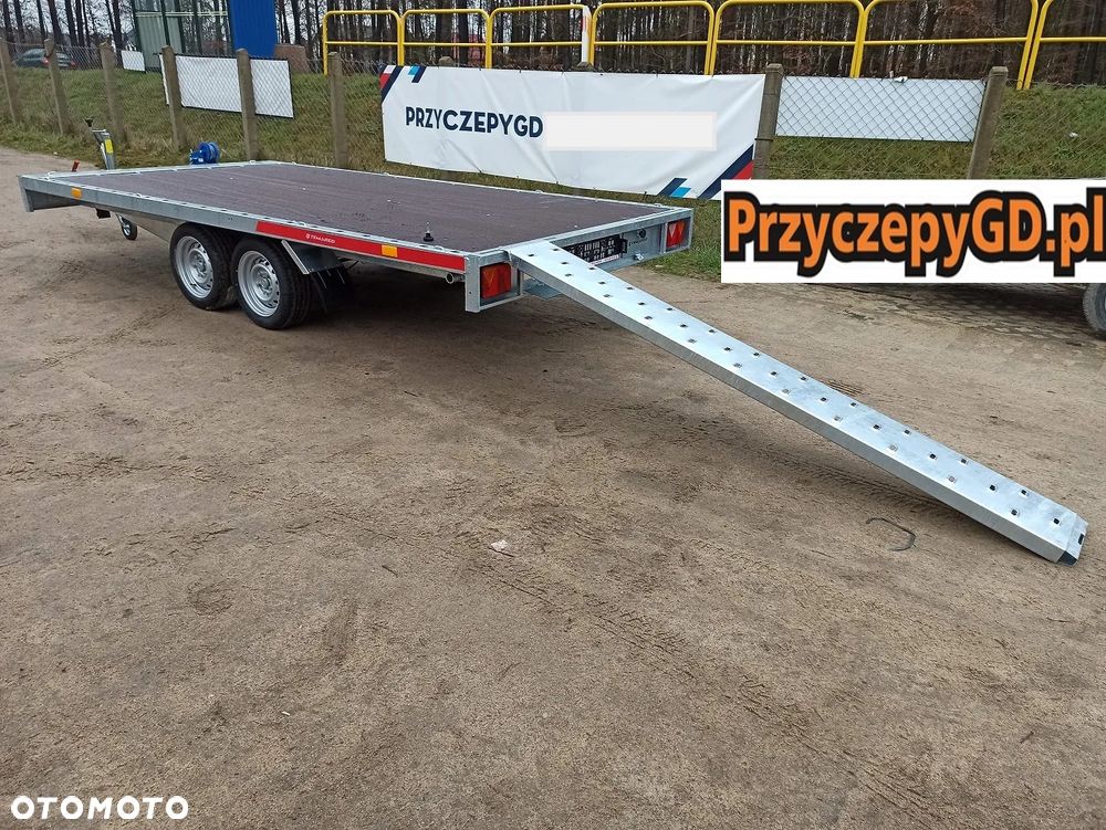 TEMARED Laweta CARPLATFORM 5m spawana przyczepa dmc 3T - 1