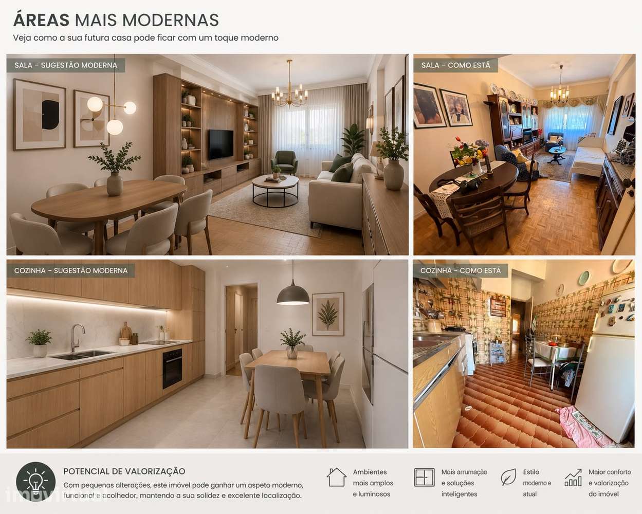 Apartamento T2 com Quintal, Excelente Exposição Solar – Mem Martins - Grande imagem: 3/40