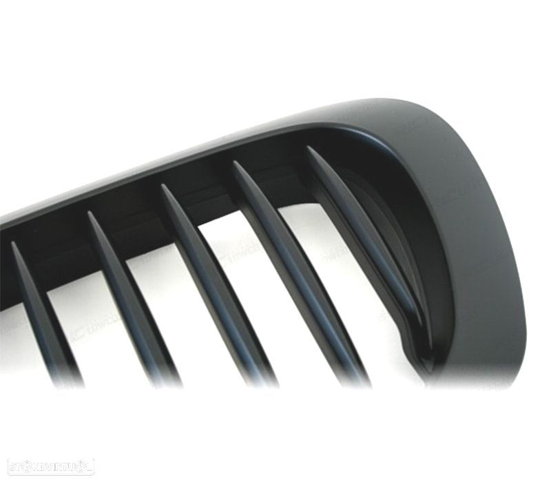 GRELHAS FRONTAIS BMW E46 COUPE 99-03 CABRIO 00-03 PRETO MATT - 4