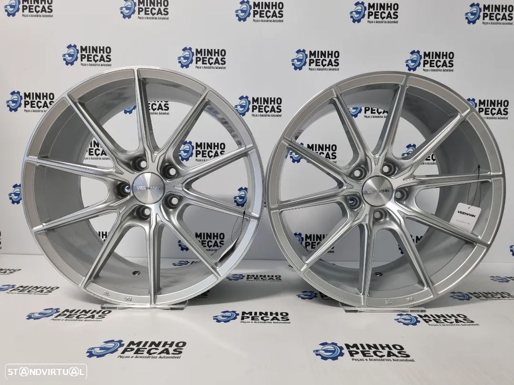Jantes Veemann (V-FS48) em 18 Silver Machined (5x112) - 1