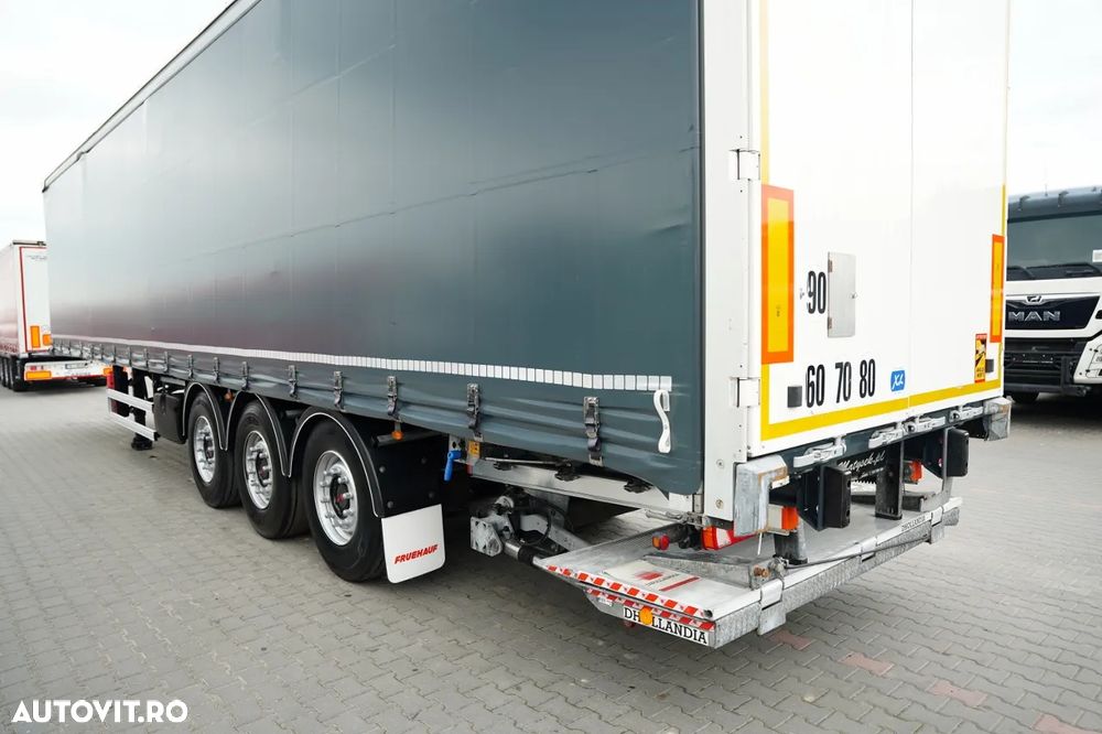 Fruehauf / CORTINĂ / STANDARD / LIFT 2.000 kg / BALCĂ PODEA PUTERNICĂ / AXE SAF - 11