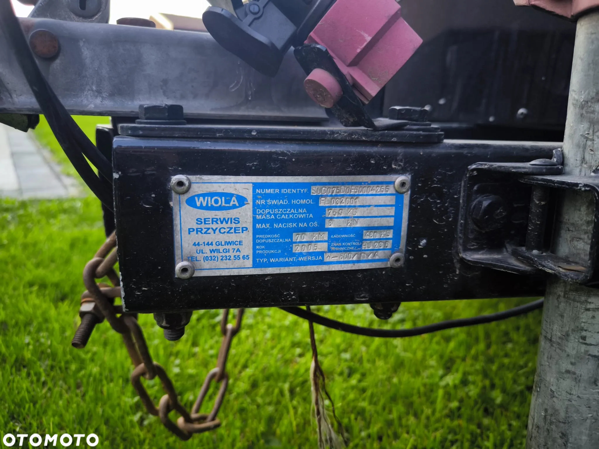 Wiola Wiola W-600 RYDWAN na 3 motocykle, quada, - 8