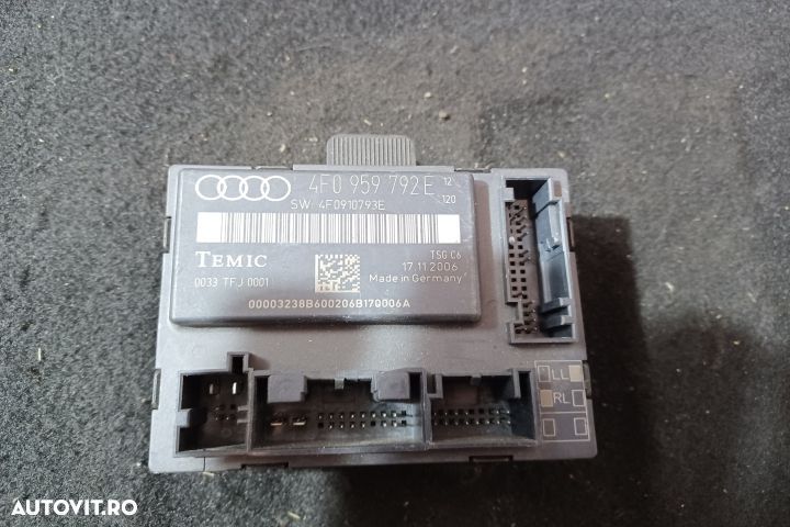 Modul control usa fata dreapta 4F0959792E 4F0959792E Audi A6 4F/C6 [2 - 3