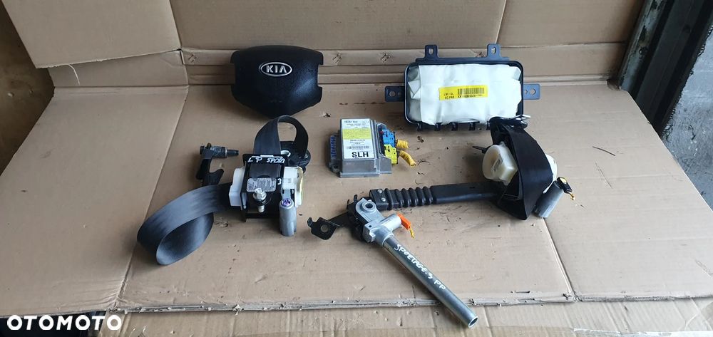 Poduszka konsoli kierowcy poduszki pasy sensor AIRBAG zestaw naprawczy Kia Sportage III - 1