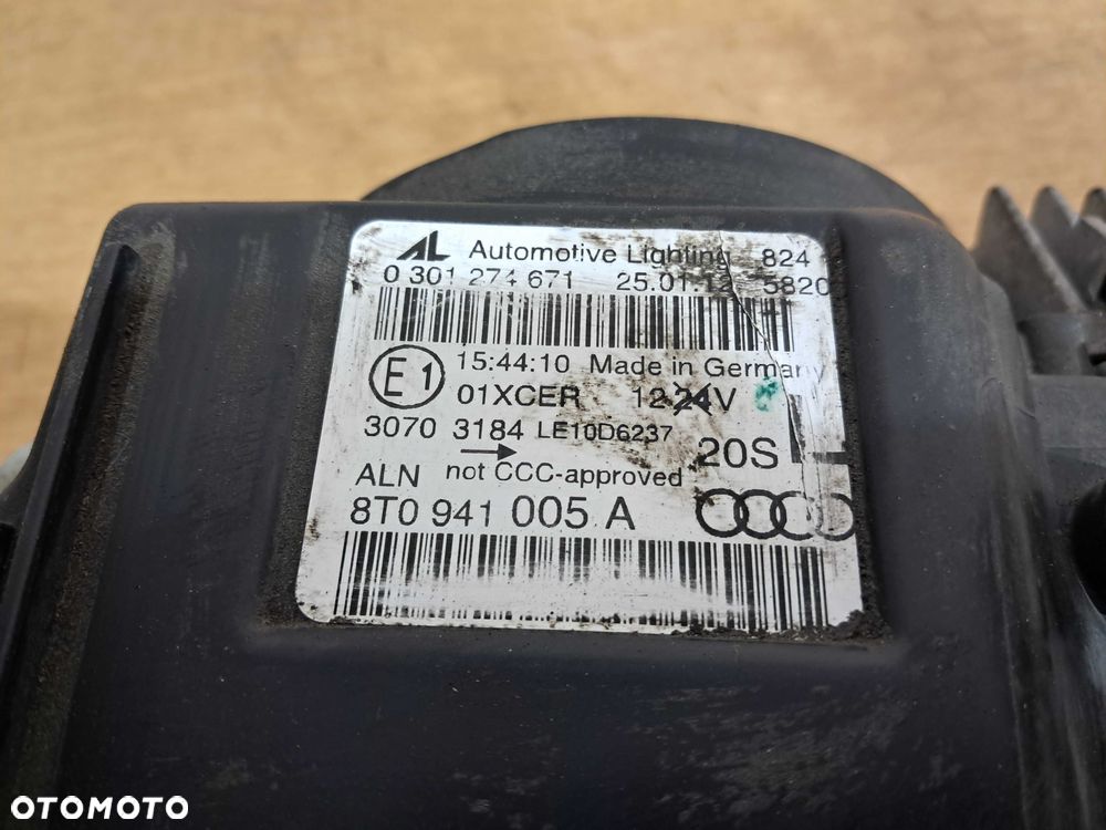 Lampa reflektor AUDI A5 8T LIFT Bi Xenon prawa lewa prawy lewy przód - 13