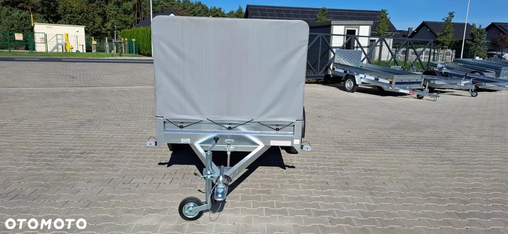 Neptun DOSTAWA Przyczepka 236x129x110cm N7-236 ptw Lekka przyczepa jednoosiowa ze stelażem i plandeką h-110cm! UCHYLNA!GN128 - 25