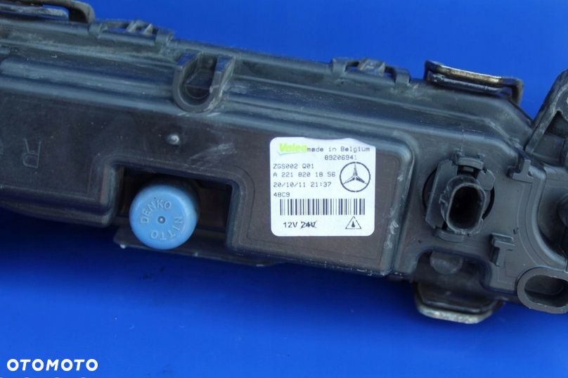 Halogen lewy lampa LED DRL  lewa Mercedes CL W216 C216 W221 C218 Lift A2218201756 A2218201856 - 11