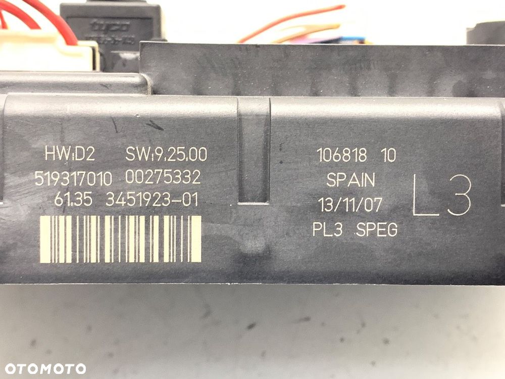 MODUŁ BSI  MINI MINI (R56) 2005 - 2014 Cooper D 80 kW [109 KM] olej napędowy 2006 - 2010 3451923 - 4