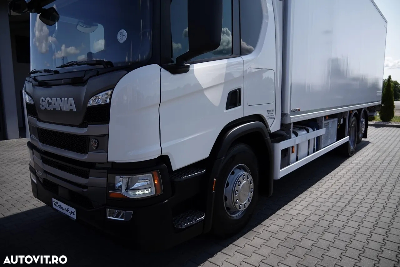 Scania P 410 / TRANSMISIE LA RECE / SLAVE / unitate FRIGO BLOCK / 2X LIFT DE ÎNCĂRCARE / TEMPERATURĂ MULTIMEMBRU DUPĂ CONTRACTUL DE SERVICE GOLDEN / - 6