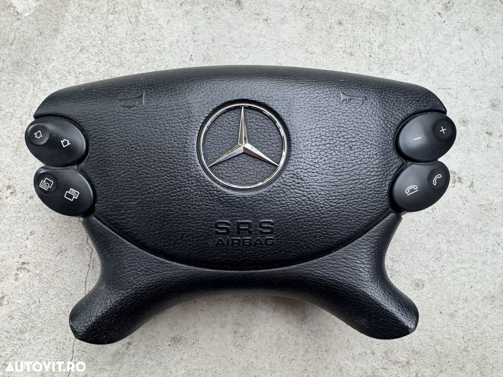Airbag volan negru Mercedea Benz CLS w219 E W211 CLK facelift - 2