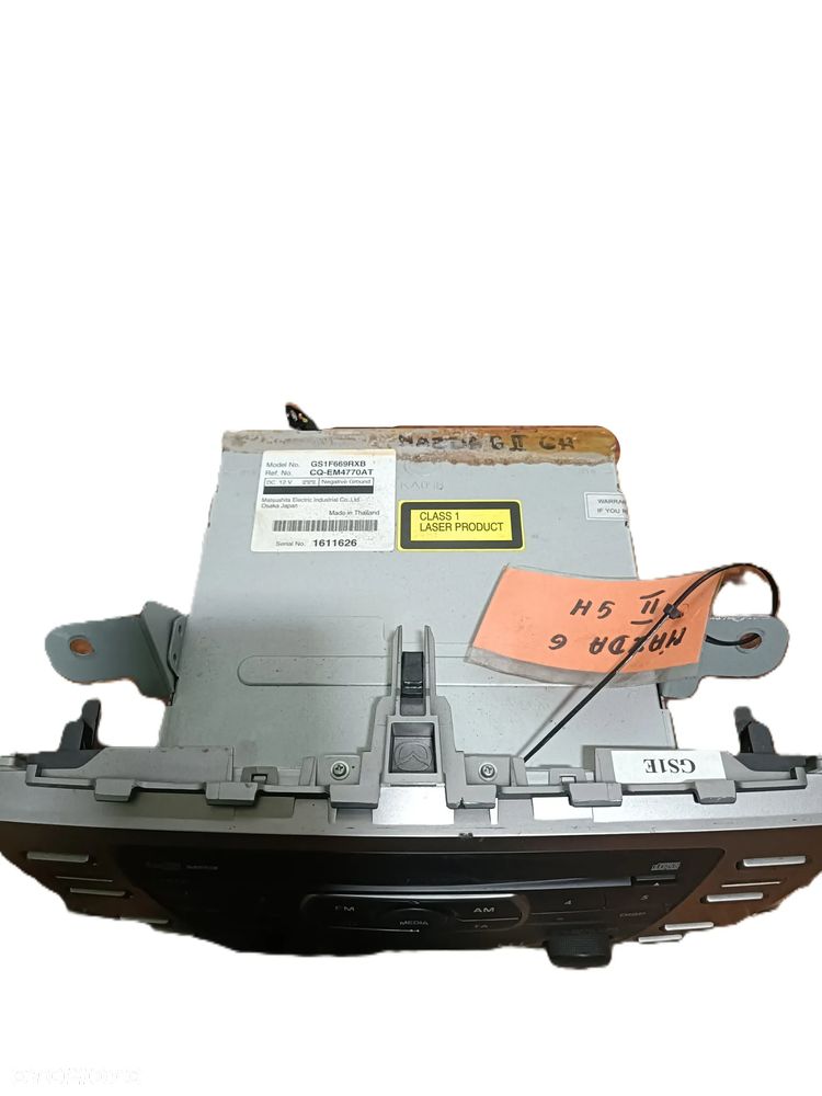 MAZDA 6 II GH 07-13 radioodtwarzacz radioodbiornik radio GS1F669RXB * - 2