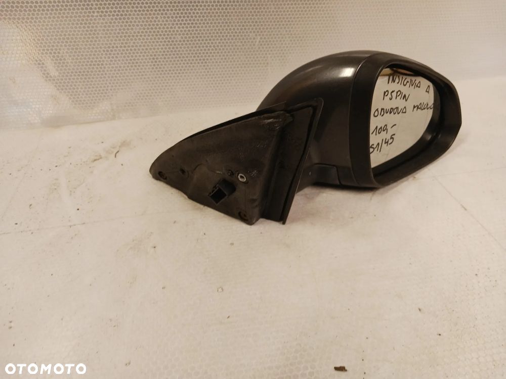 - LUSTERKO ELEKTRYCZNE PRAWE OPEL INSIGNIA A 5PIN OBUDOWA DO MALOWANIA - 3