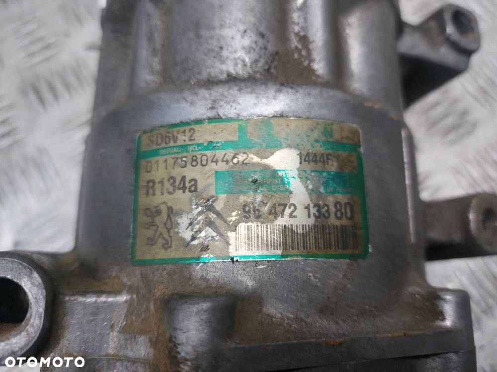 SPRĘŻARKA KOMPRESOR KLIMATYZACJI PEUGEOT 307 I 2.0 HDI 9647213380 - 2