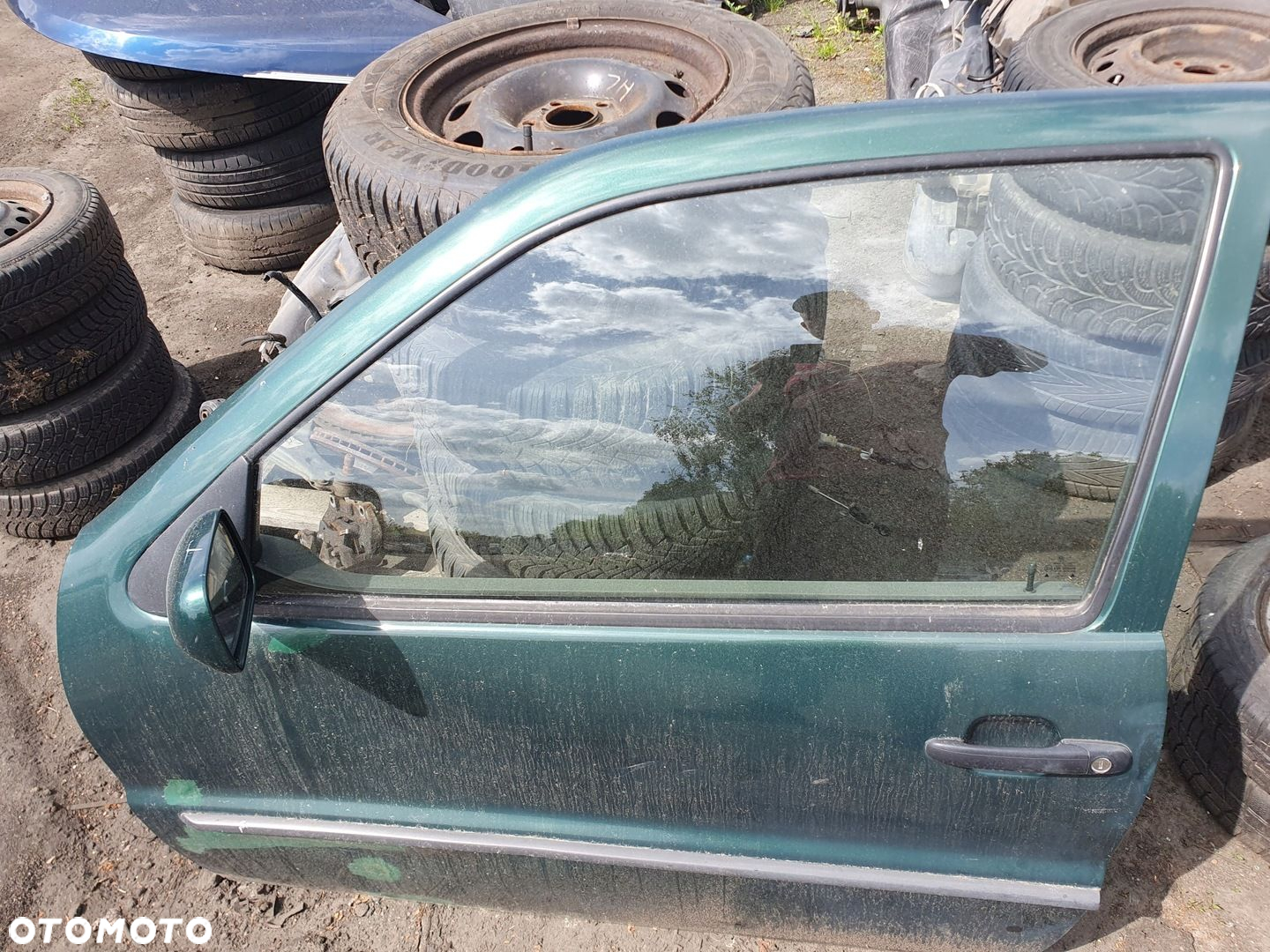 BOCZEK klamka rączka drzwi lewy VOLKSWAGEN POLO 62 IGŁA 3drzwi - 3