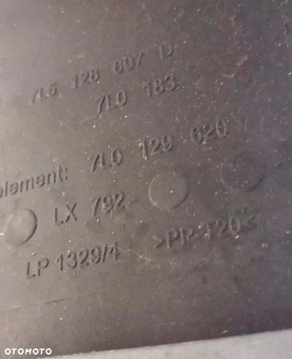 PORSCHE CAYENNE I 02-10r 4.5B - OBUDOWA FILTRA POWIETRZA 7L0129620 - 2