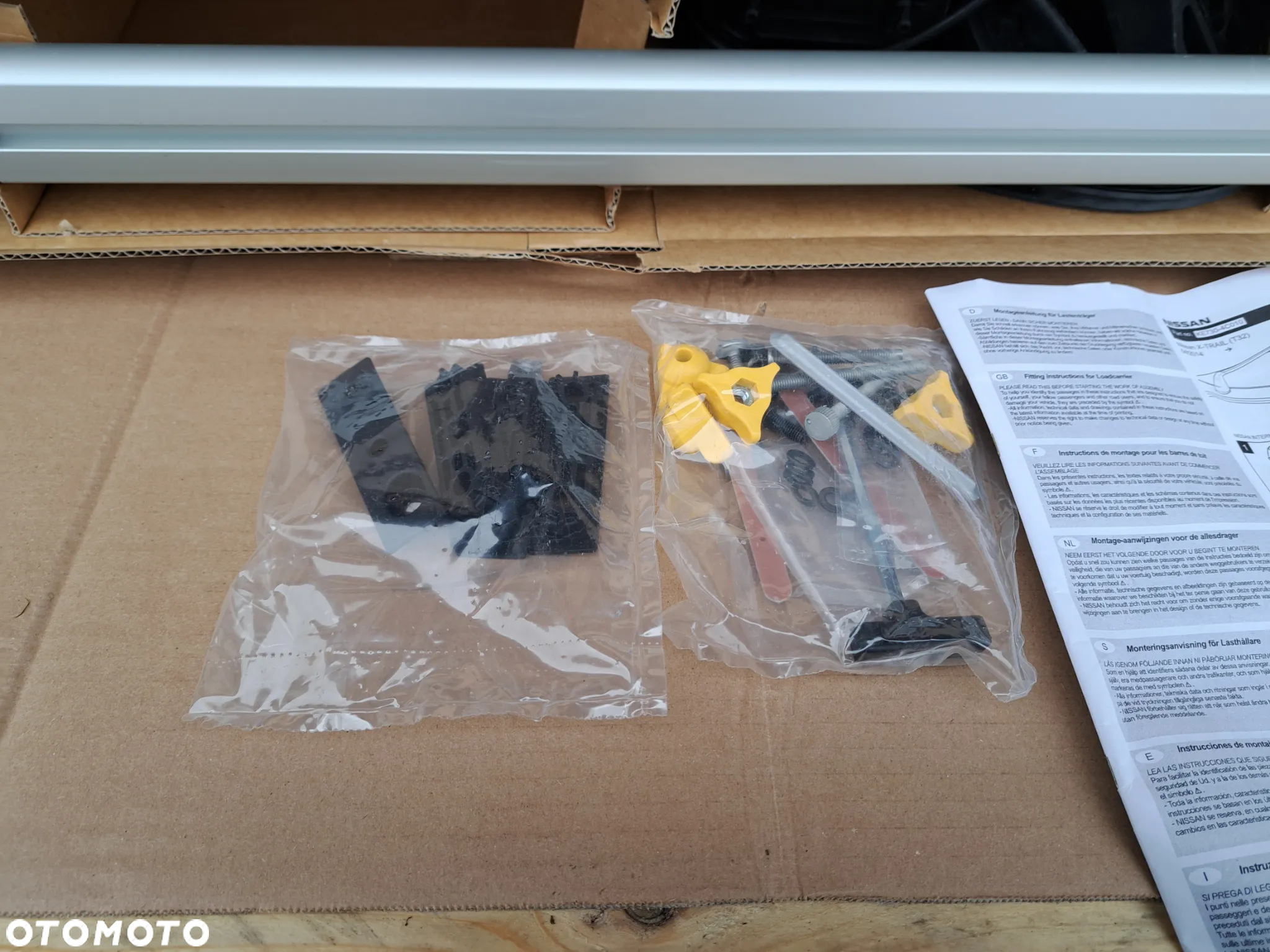 bagażnik dachowy Nissan X-Trail III T32 Poprzeczki dachowe aluminiowe do wersji bez relingów Nissan X-Trail III T32 T-32 2014r KE730-4C010 KE7304C010 - 5