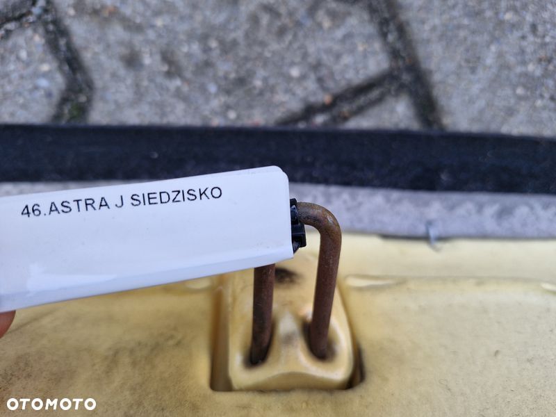 opel astra j hb siedzisko kanapy kanapa tył tylna skóra - 5