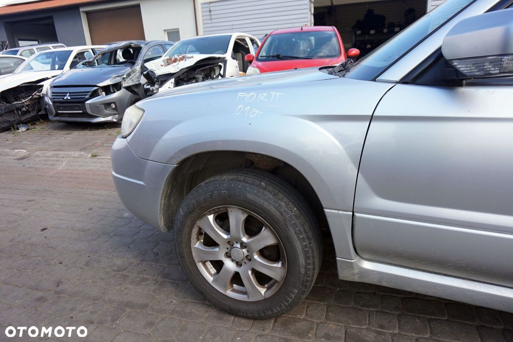 MASKA ZDERZAK BŁOTNIKI LAMPY FORESTER II SG LIFT 01G  SUBARU 2006-2008 SREBRNY PRZÓD KOMPLETNY - 9