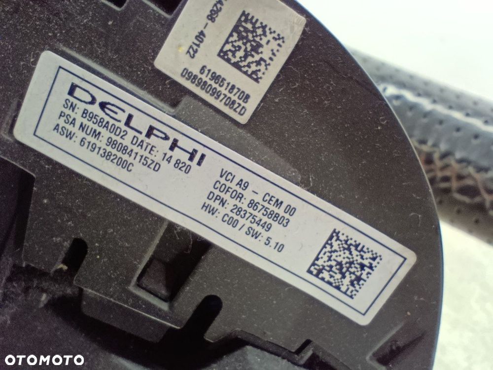 KIEROWNICA Z PODUSZKĄ PEUGEOT 2008 I 98084115ZD 98072114ZD - 4