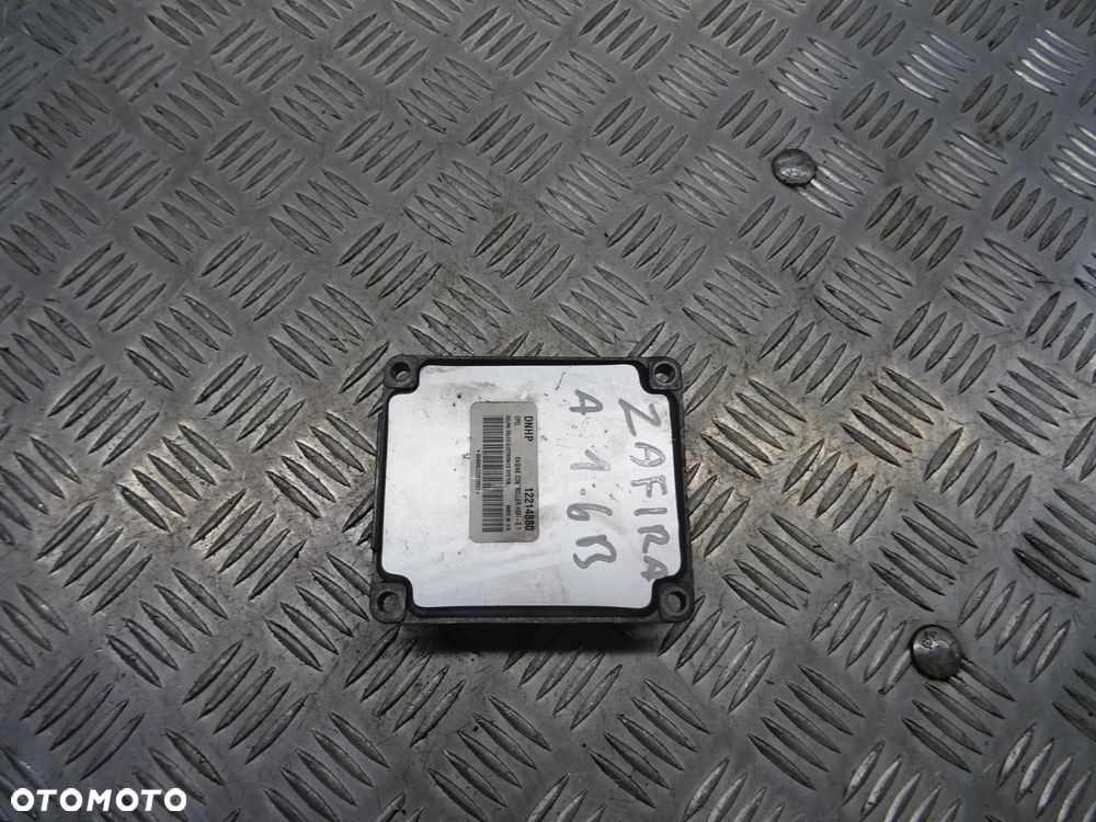 OPEL ZAFIRA A LIFT 1.6B KOMPUTER SILNIKA 12214880 - 1