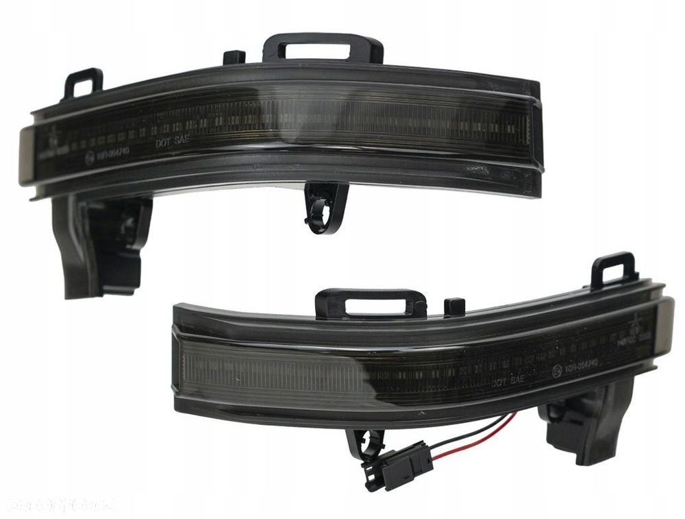 Kierunkowskaz Migacz Lusterko Led Tuning Black VW Crafter II 2 Man TGE 7c - 6
