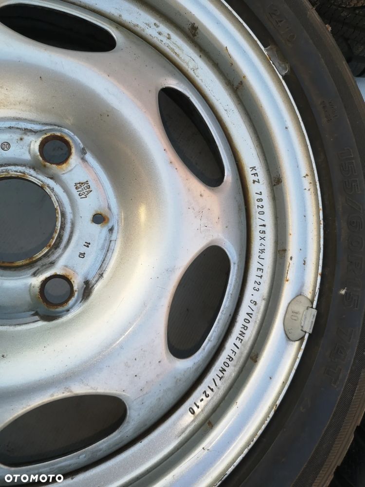 Koła Felgi Stalowe Zimowe Smart For Two 3x112x57 15x4,5 15x5,5 ET 23,5 ET 22 155/60R15 175/55R15 - 6