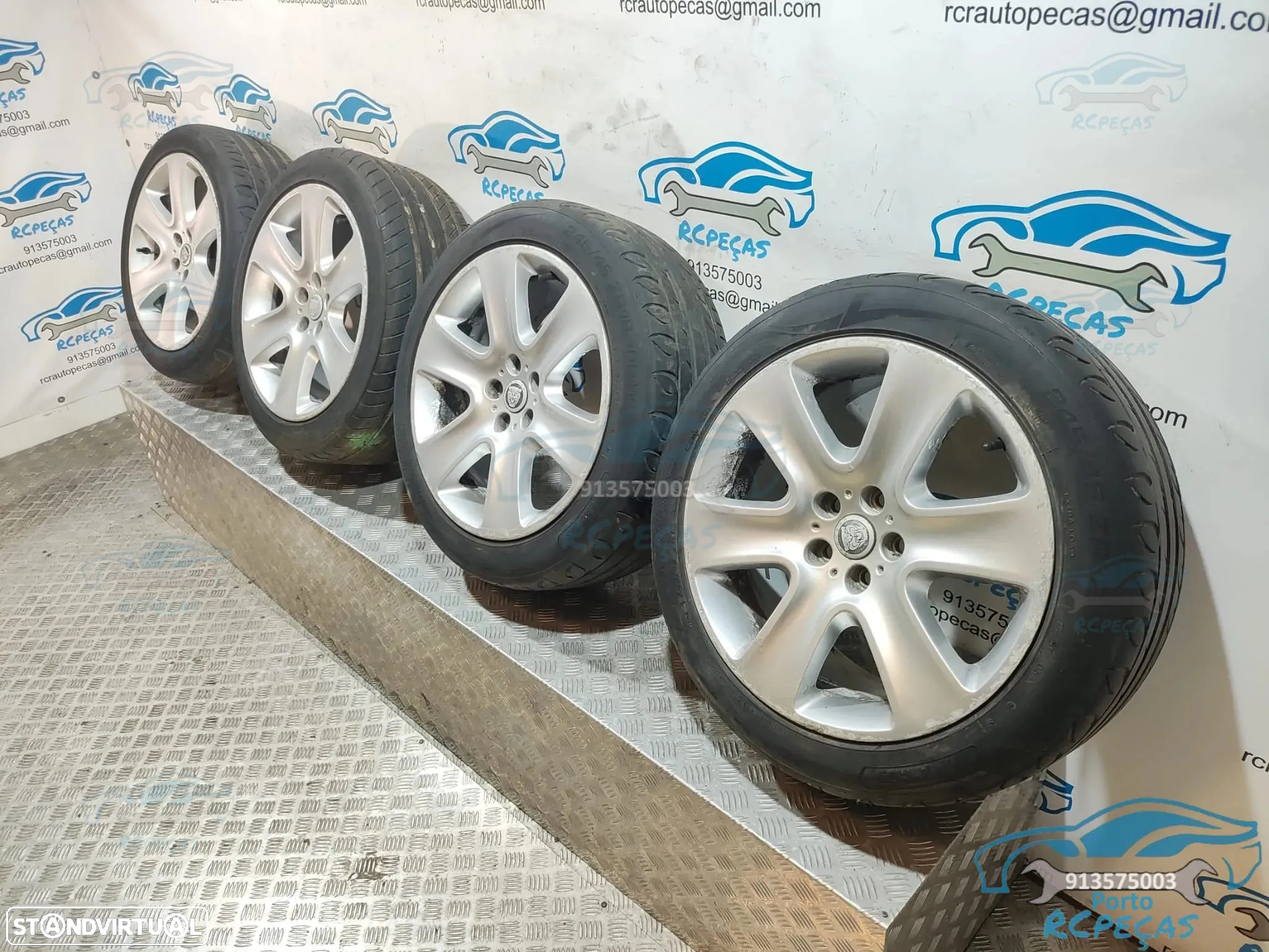 Jantes Originais 18" Jaguar - 5x108 - 8,5J | ET49 - Jante | 18 Polegadas | 8X231007BA | 5 x 108 | 245 45 18 | Conjunto - 3