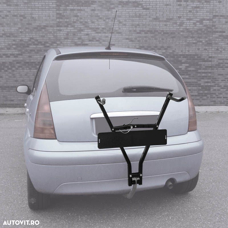 Suport bicicleta Carpoint fixare pe carligul de remorcare cu suport nr inmatriculare pentru 2 biciclete - 4
