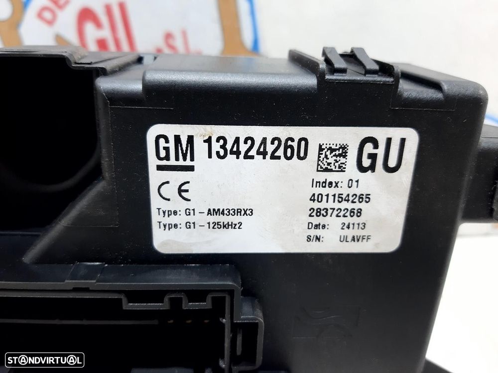 CAIXA RELÉS / FUSÍVEIS OPEL CORSA D 2013 -13424260 - 2