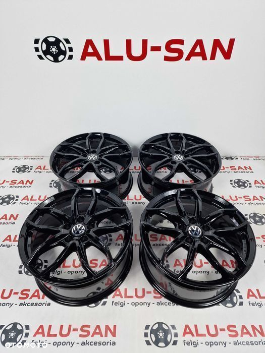 Nowe alufelgi VW 18" 5x112 PASSAT B5 B6 B7 B8 CC SCIROCCO - Czarne - 3