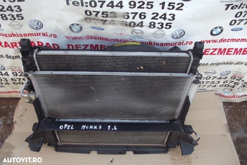 Radiator Opel Mokka 1.6cdti radiatoare apa clima intercooler ventilato - 2
