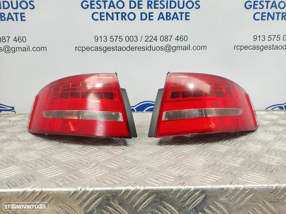 Farolim Tras Traseiro Esquerdo Direito Original Audi A4 B8 8K Carrinha Avant LED 8K9945095B 8K9945096B 2007 - 2015 - 2