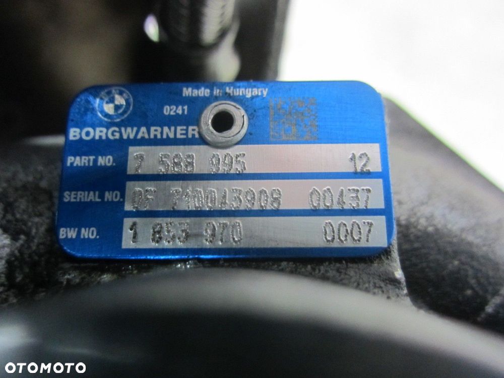 BMW F30 F34 E84 N55 TURBOSPRĘŻARKA TURBO TURBINA 7588995 11657588995 306KM - 10