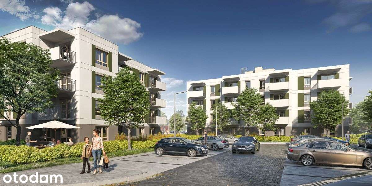 1-pokojowe mieszkanie 40m2 + ogródek Bezpośrednio