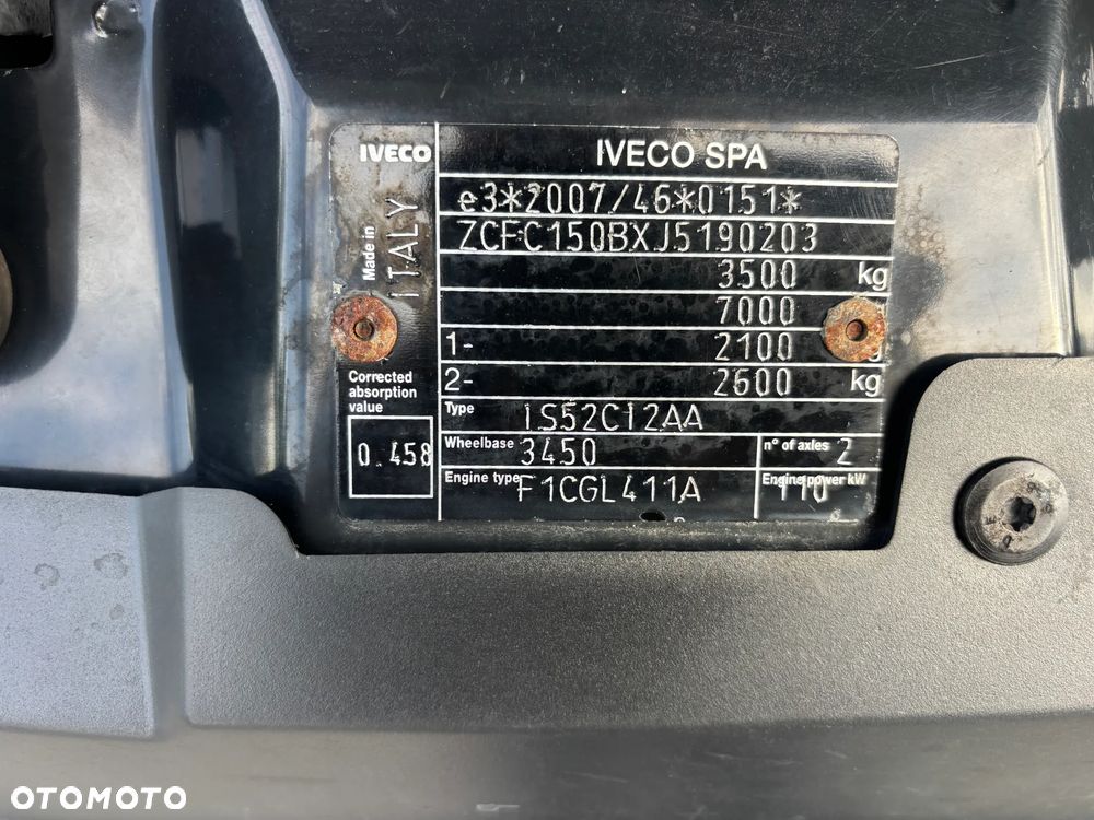 Iveco IVECO DAILY 50C15,50C17,35C15,35C17,35C13,35C14,35C15,35C16 CHLODNIA KONTENER WYWROT KILKANASCIE SZTUK NA PLACU - 9