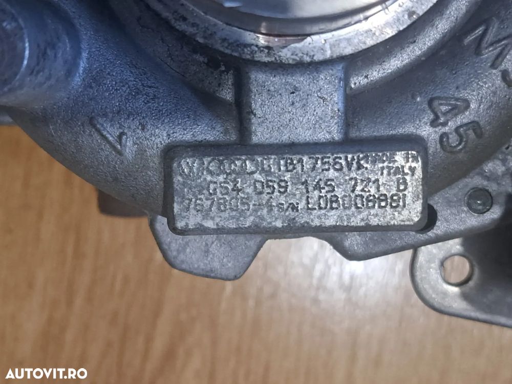 Turbina Turbo Turbosuflantă Originală VAG (Audi A4, A5, A6, Q5 - 2.7 TDI / 3.0 TDI) - 2