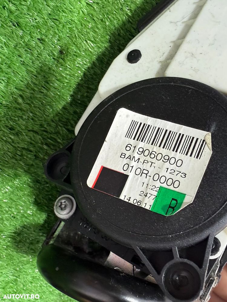 CENTURA SIGURANȚĂ DREAPTA ( 2 BUC.) MERCEDES BENZ C220 CDI 2011 2.1 DIESEL C-Class W204 COD OEM 619060900 621933200B 2007-2015 - 6