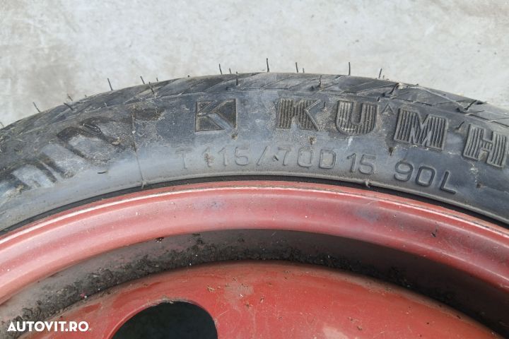 Roata de rezerva slim R15 52910-4P900 529104P900 115/70 R15  31/2JX15 - 2
