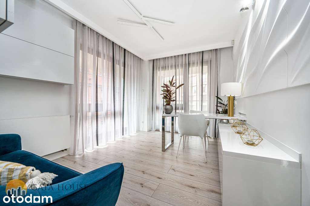 Nowoczesny loft, taras 40 m2, PORT PRASKI