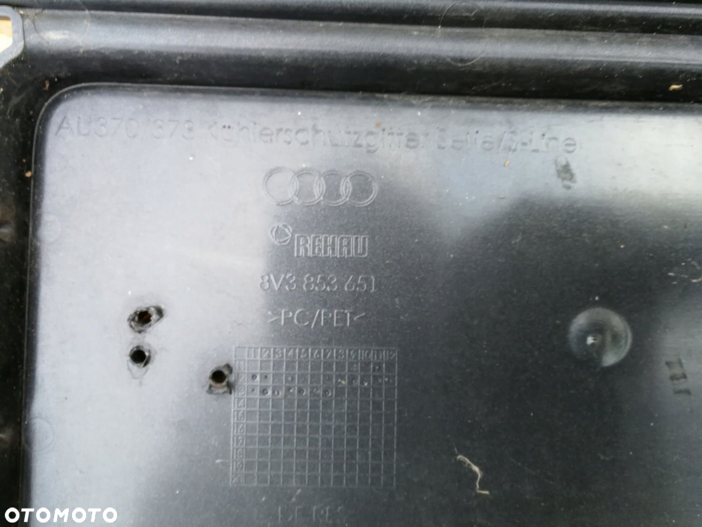 AUDI A3 8V 13- ATRAPA KRATKA GRILL ZDERZAKA PRZEDNIEGO 8V3853651 - 13