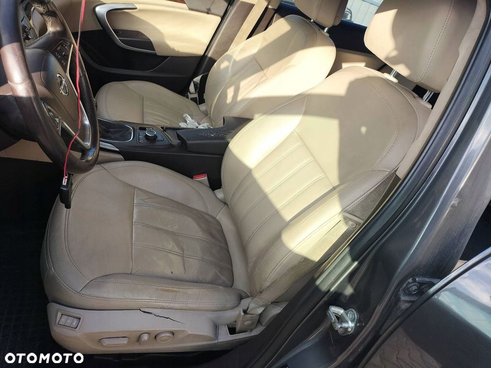FOTELE KOMPLET LEWY PRAWY KANAPA TYŁ + BOCZKI OPEL INSIGNIA A - 2
