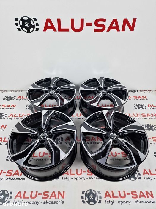 NOWE alufelgi NISSAN 18" 5x114,3 Juke Primera Qashqai - Czarne - 3