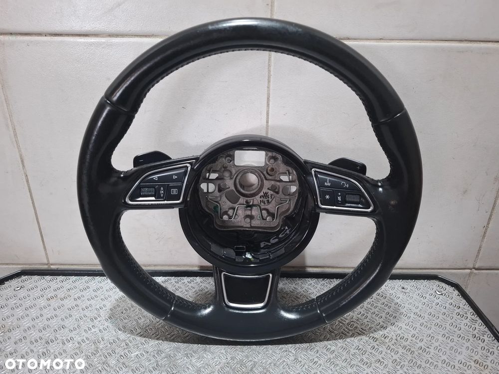 Kierownica skóra multifunkcyjna łopatki Audi A6 C7 C6 Rok 2015 nr 4G0419091S - 1