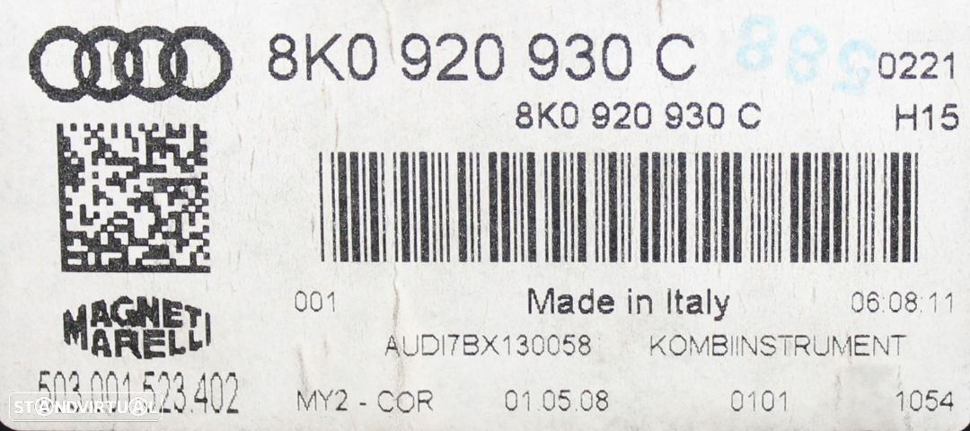 Quadrante Audi A4 de 2009 - 3