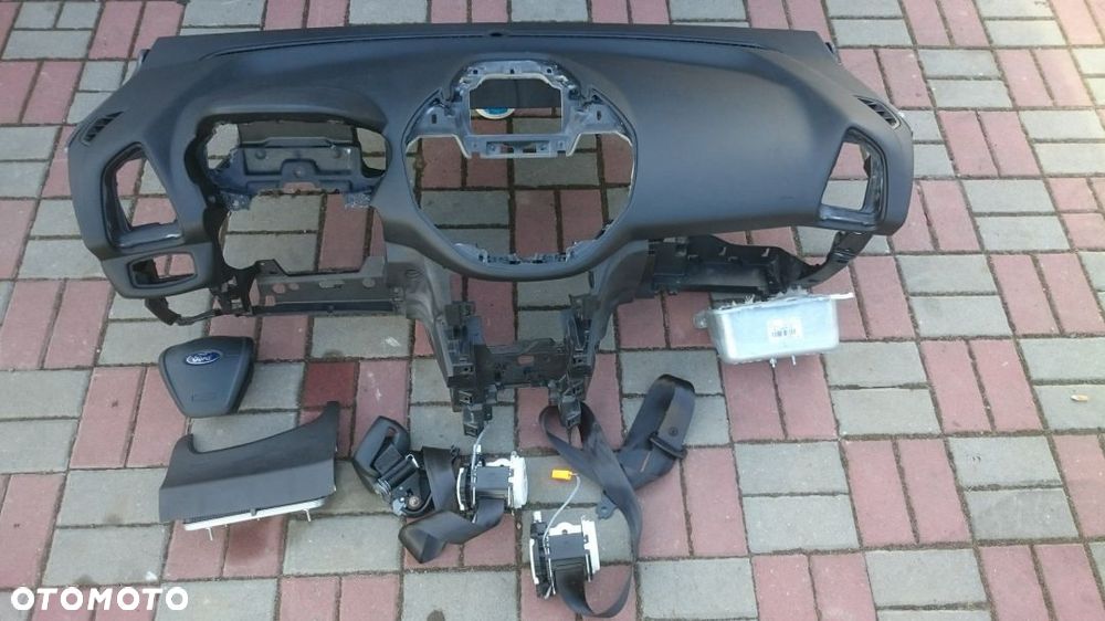 FORD B-MAX KONSOLA AIRBAG DESKA PODUSZKI PASY - 1