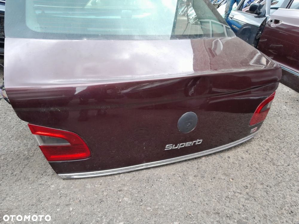 Klapa tylna pokrywa bagażnika SKODA Superb II 08-13r. 9893 Sedan HB - 2