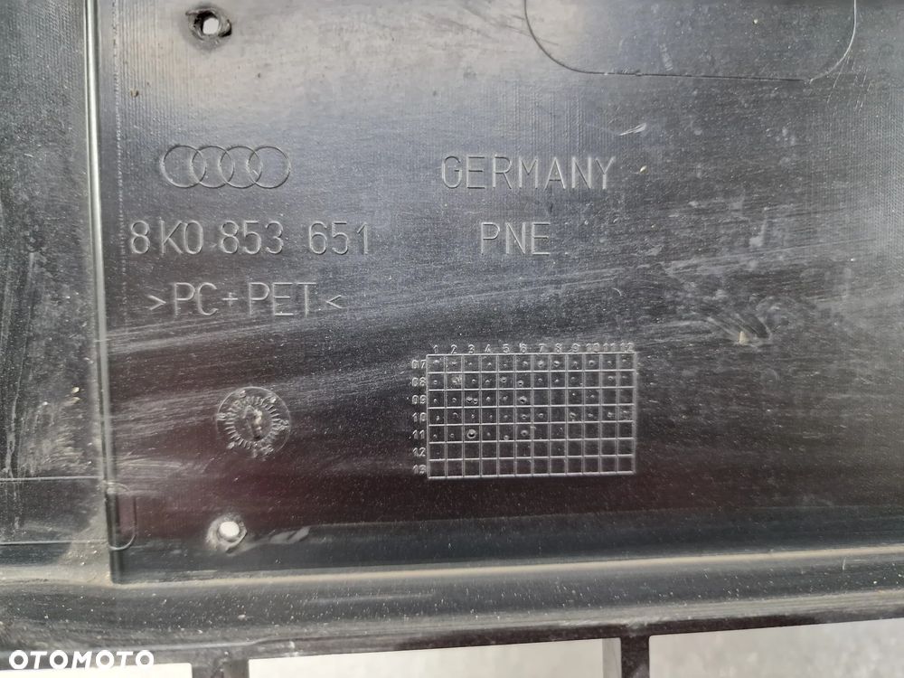 AUDI A4 B8 8K0 07- ATRAPA / GRILL PRZEDNI PRZÓD , NR 8K0853651 , NR AUKCJI GL398(D) - 24