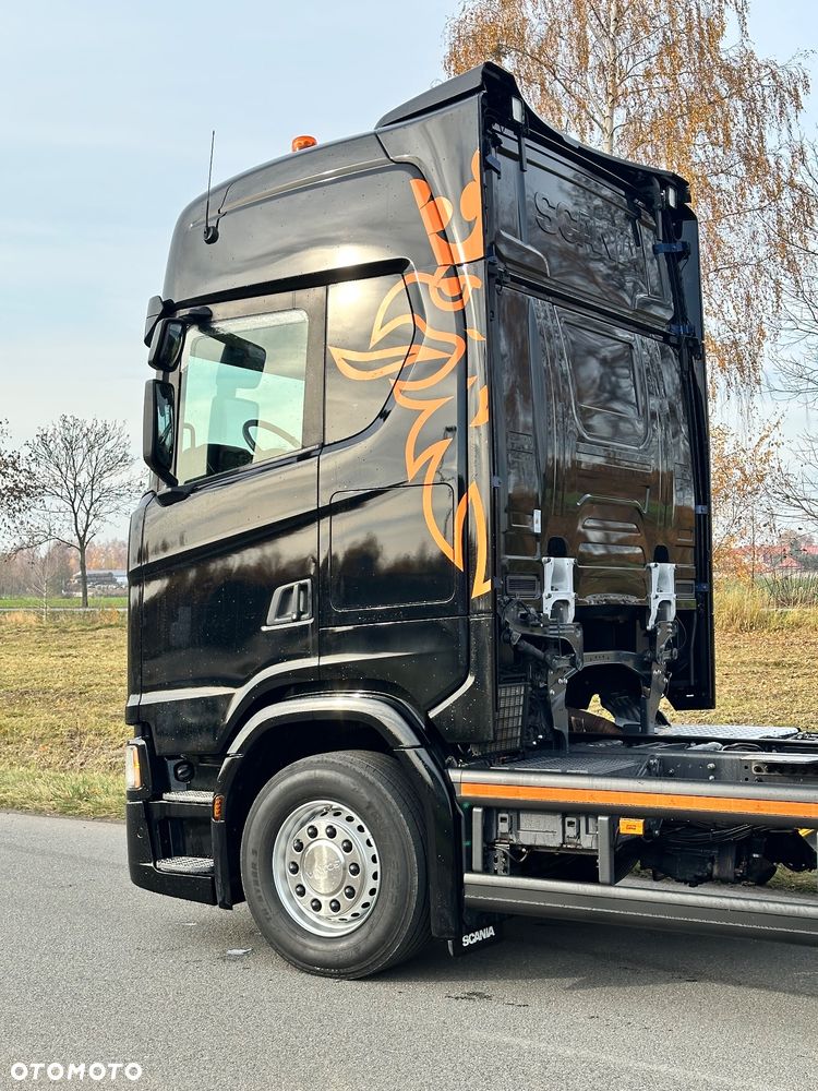 Scania S450 6x2 Rama Rozstaw 5m Poduszki przód Bogata Opcja Laweta BDF - 5