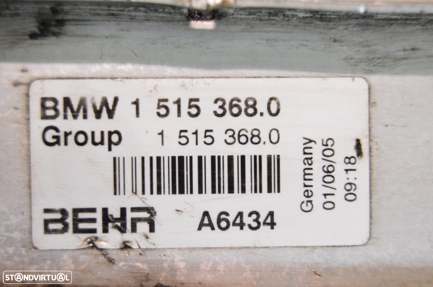 INTERCOOLER RADIADOR BEHR MINI 15153680 1515368 A6434 MINI COOPER S R50 R53 1.6i 16V 170CV W11B16A - 6
