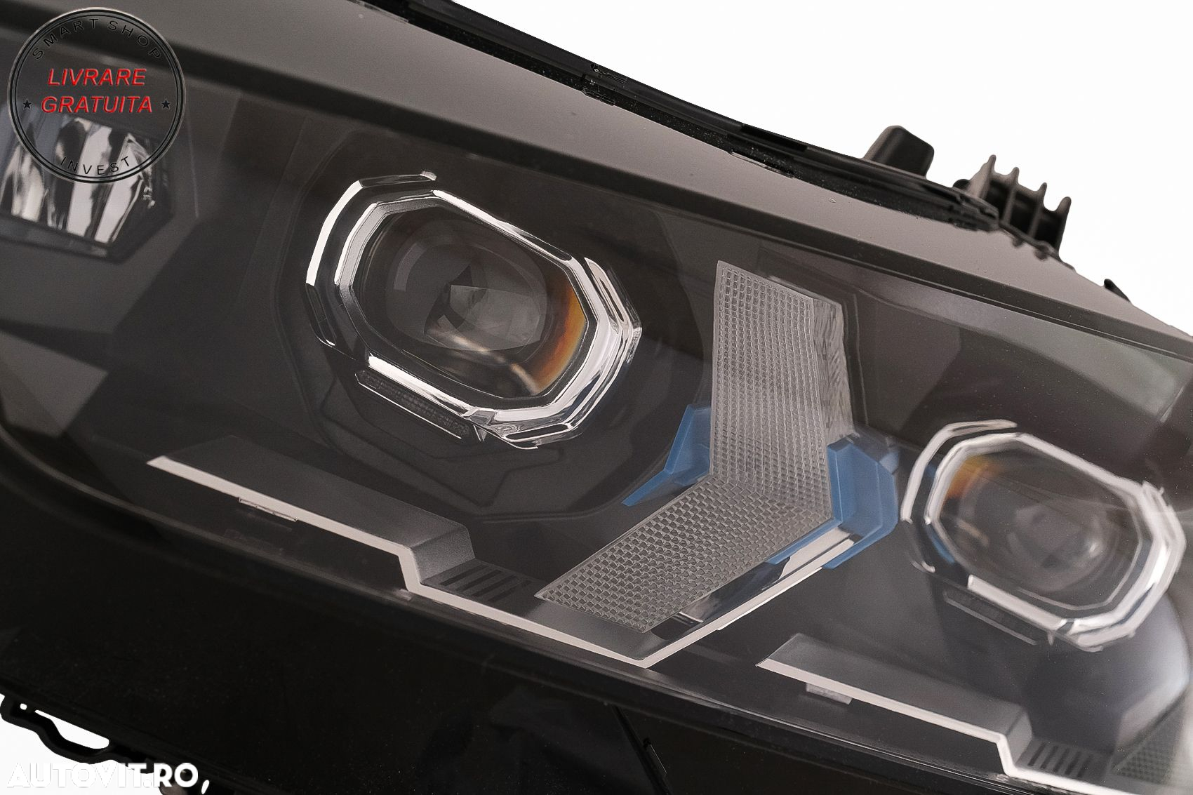 Faruri LED BMW X5 G05 X6 G06 (2019-2022) upgrade de la Laser la 2024 LCI Design- livrare gratuita - 5